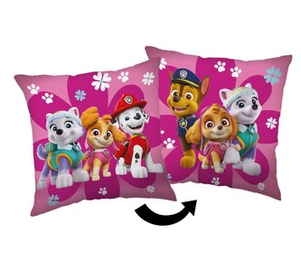 JERRY FABRICS Polštářek Paw Patrol Flowers  Polyester, 40/40 cm