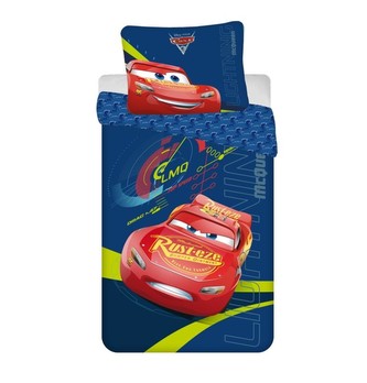 JERRY FABRICS Povlečení Cars 3 McQueen 03 Bavlna, 140/200, 70/90 cm
