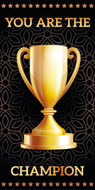 FARO Osuška Pohár Champion  Bavlna - Froté, 70/140 cm