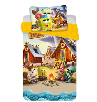 JERRY FABRICS Povlečení do postýlky Sponge Bob baby  Bavlna, 100/135, 40/60 cm