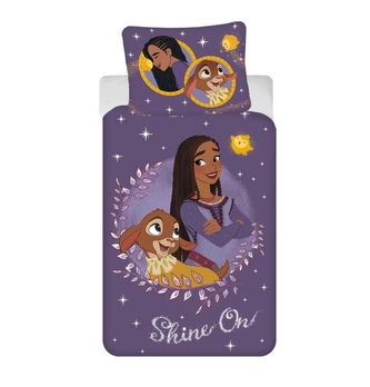 JERRY FABRICS Povlečení Wish  Bavlna, 140/200, 70/90 cm