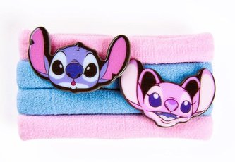 SADA 4 KS GUMIČKY DO VLASŮ STITCH