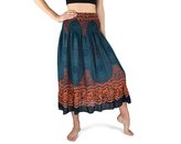 Sukně NIRAN, mandaly, cihlová