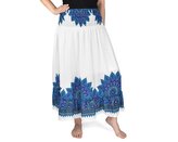 Sukně NIRAN, mandaly, modrobílá