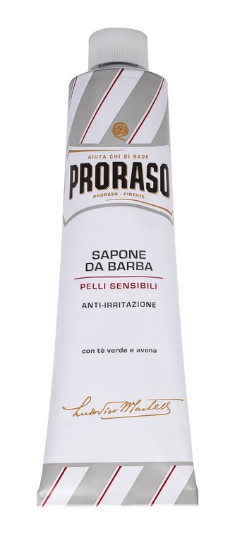 PRORASO White Pěna na holení Shaving Soap In A Tube 150 ml pro muže