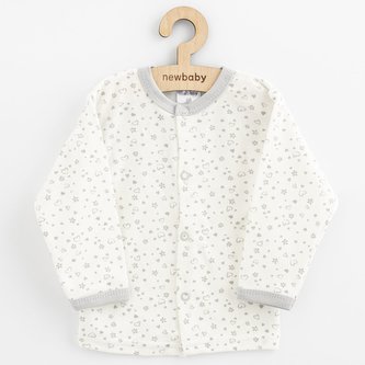 Kojenecký bavlněný kabátek New Baby Srdíčka - velikost 68 (4-6m)