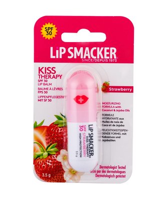 Lip Smacker Kiss Therapy Balzám na rty 3,5 g Strawberry SPF30 pro ženy