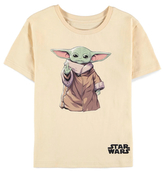 Dětské tričko Star Wars|Hvězdné války: TV seriál The Mandalorian The Child (134-140 cm) béžová bavlna