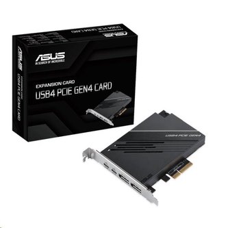 ASUS USB4 PCIe Gen4 Card - rozšiřující karta dual USB4 (USB-C), DP, PCIe 4.0x4 ASUS USB4 PCIe Gen4 Card - rozšiřující karta dual USB4 (USB-C), DP, PCIe 4.0x4