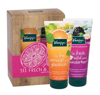 Kneipp Body Wash sprchový gel Orange 200 ml + sprchový gel Blackberry 200 ml