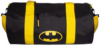 Sportovní taška DC Comics|Batman: Logo (objem 31 litrů|50 x 25 x 25 cm) černý polyester