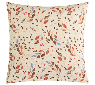 Povláček Berta - Lísteček hnědá, béžová - 45x45 cm