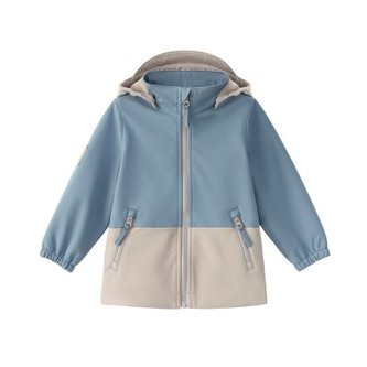 LEOKID Softshellová bunda Color Block Blue Cape vel. 3 - 4 roky (vel. 98)