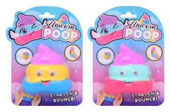 Mačkací hmota tříbarevná Jednorožec Poop
