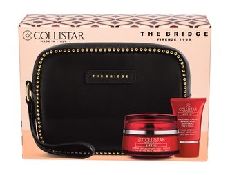 Collistar Lift HD denní pleťová péče 50 ml + noční pleťová péče 15 ml + kosmetická taška The Bridge