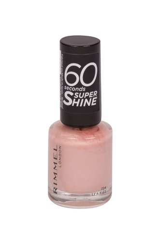 Rimmel London 60 Seconds Lak na nehty Super Shine 8 ml 724 Sea Fizz pro ženy