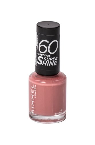 Rimmel London 60 Seconds Lak na nehty Super Shine 8 ml 711 Xposed pro ženy
