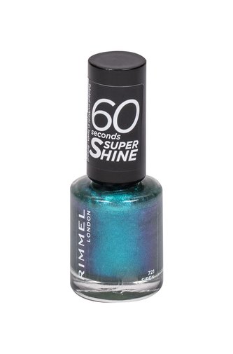 Rimmel London 60 Seconds Lak na nehty Super Shine 8 ml 721 Siren pro ženy