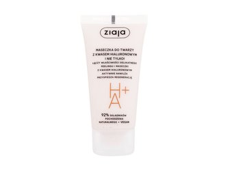 Ziaja Face Mask + Scrub Pleťová maska With Hyaluronic Acid 55 ml pro ženy