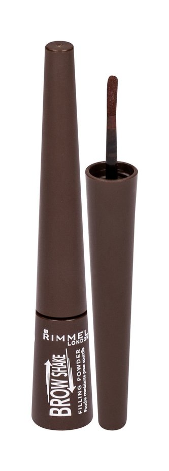 Rimmel London Brow Shake Pudr na obočí Filling Powder 0,7 g 003 Dark Brown pro ženy
