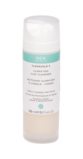 Ren Clean Skincare Clearcalm 3 Čisticí gel Clarifying Clay Cleanser 150 ml pro ženy