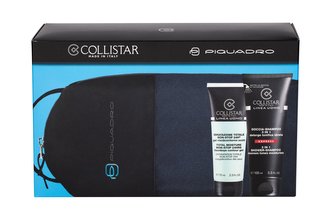 Collistar Linea Uomo hydratační pleťový gel 75 ml + sprchový šampon 100 ml + kosmetická taška Piquadro