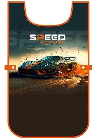 Zástěra pončo - Auto