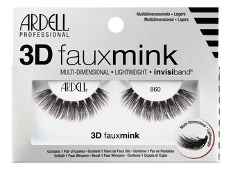 Ardell 3D Faux Mink Umělé řasy 860 1 ks Black pro ženy