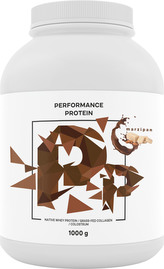 Performance protein, nativní syrovátkový protein, marcipán, 1000 g