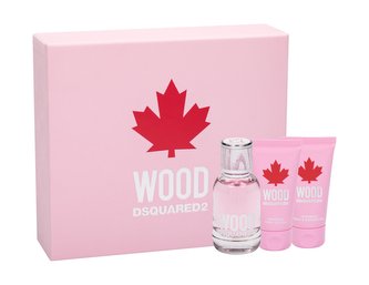 Dsquared2 Wood toaletní voda 50 ml + tělové mléko 50 ml + sprchový gel 50 ml
