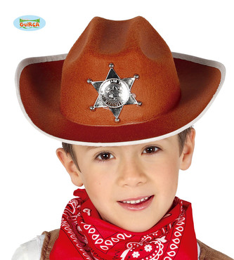 Kovbojský klobouk hnědý pro děti