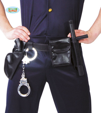 Policejní opasek s doplňky
