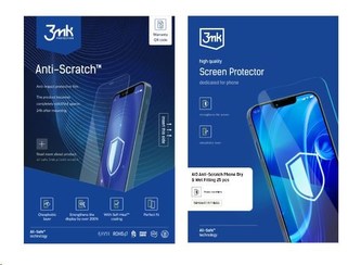 3mk All-Safe - AIO fólie Anti-Scratch Phone Dry & Wet Fitting, 25 ks