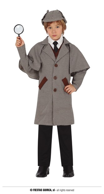 Sherlock Holmes kostým dětský 10-12 let