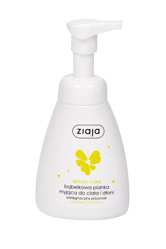 Ziaja Lemon Cake Tekuté mýdlo Hands & Body Foam Wash 250 ml pro ženy