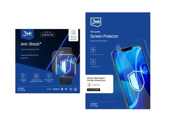 3mk All-Safe - AIO fólie Anti-Shock Watch Full Wet Fitting, 25 ks