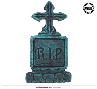 Náhrobek s křížem "RIP" 43x22 cm