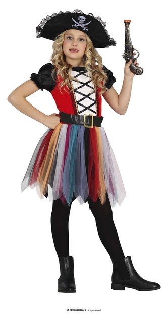 Pirátka dětský kostým 7-9 let