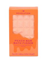 Makeup Revolution London I Heart Revolution Pěna do koupele Chocolate Bar Bath Fizzer 110 g Peach pro ženy