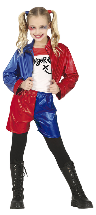 Harley Quinn dětský kostým 10-12 let