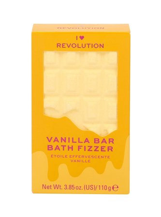Makeup Revolution London I Heart Revolution Pěna do koupele Chocolate Bar Bath Fizzer 110 g Vanilla pro ženy