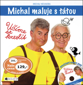 Michal maluje s tátou