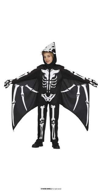 Pterodactylus dětský skeleton kostým ptakoještěra 3-4 roky