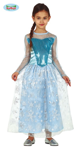 Zimní princezna Elsa kostým 5-6 let
