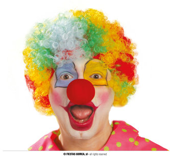 Paruka barevné kudrny