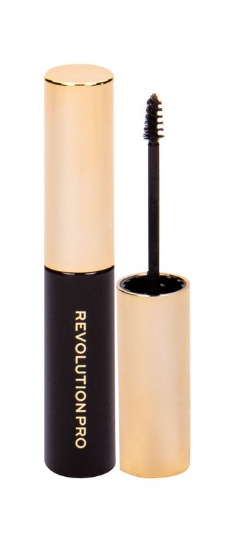 Makeup Revolution London Revolution PRO Gel a pomáda na obočí Brow Volume And Sculpt Gel 6 ml Dark Brown pro ženy