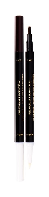 Makeup Revolution London Revolution PRO Tužka na obočí Day & Night Brow Pen 1,6 ml Dark Brown pro ženy