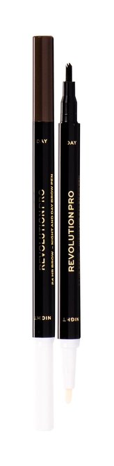 Makeup Revolution London Revolution PRO Tužka na obočí Day & Night Brow Pen 1,6 ml Warm Brown pro ženy