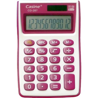 Kalkulačka CASINE CD-287 12míst fialová