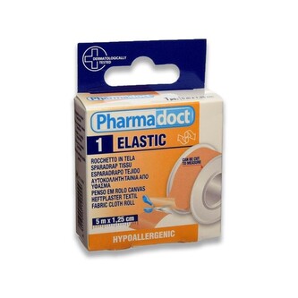 Pharmadoct náplast elastická hypoalergenní 5 m x 1,25 cm